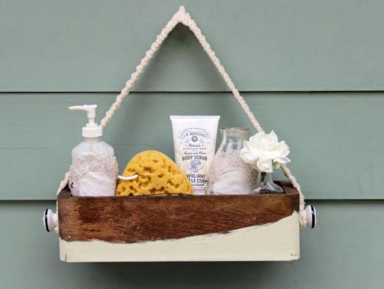 How To Make A Chic Bath Caddy