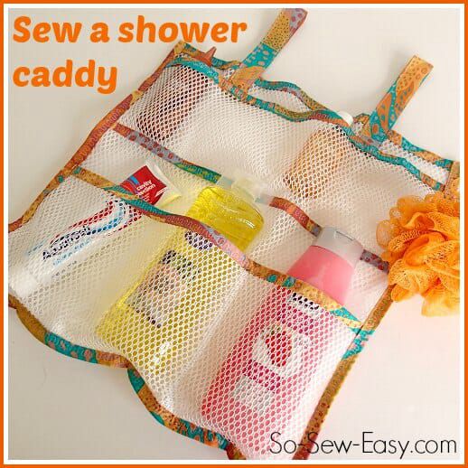 How To Sew A Shower Caddy