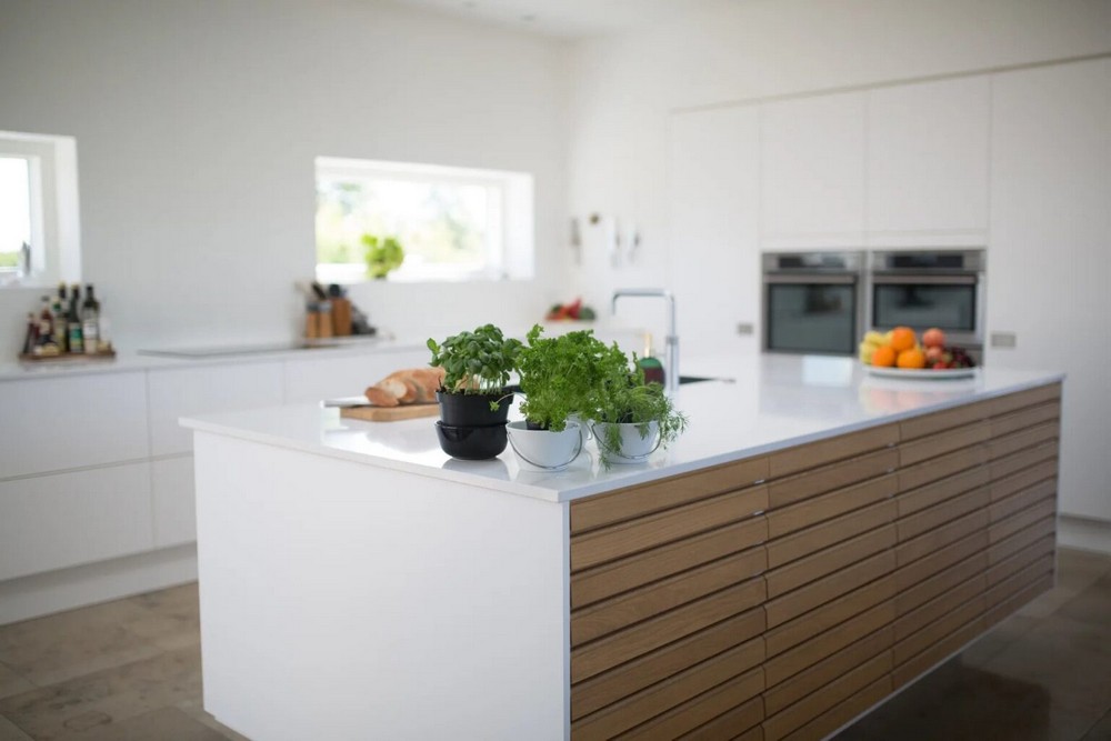 Countertop With Homemade Herbs