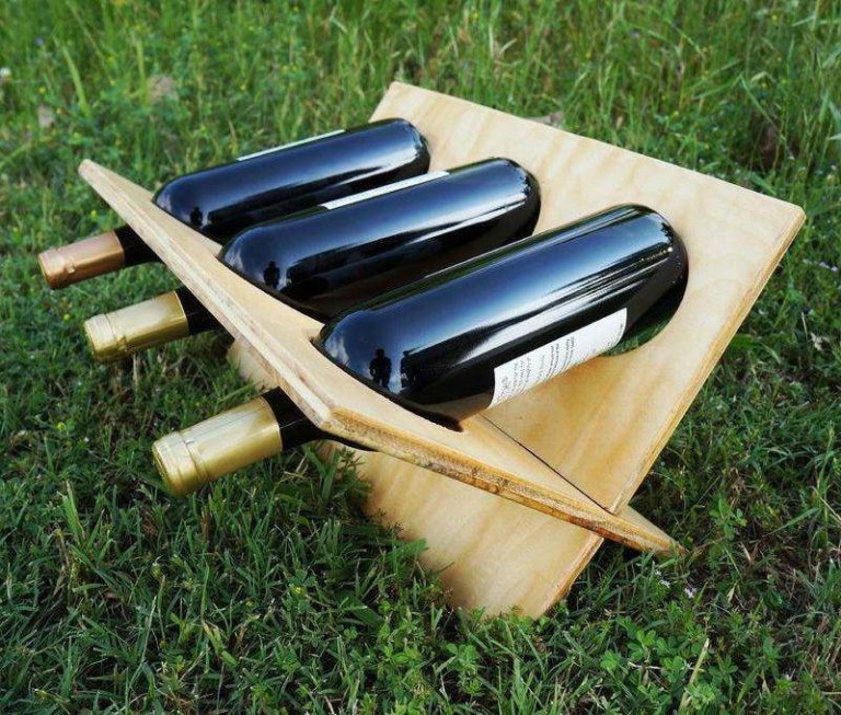 Outdoor Wine Rack DIY