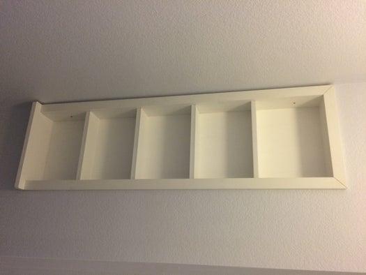 Simple DIY Built In Shelves