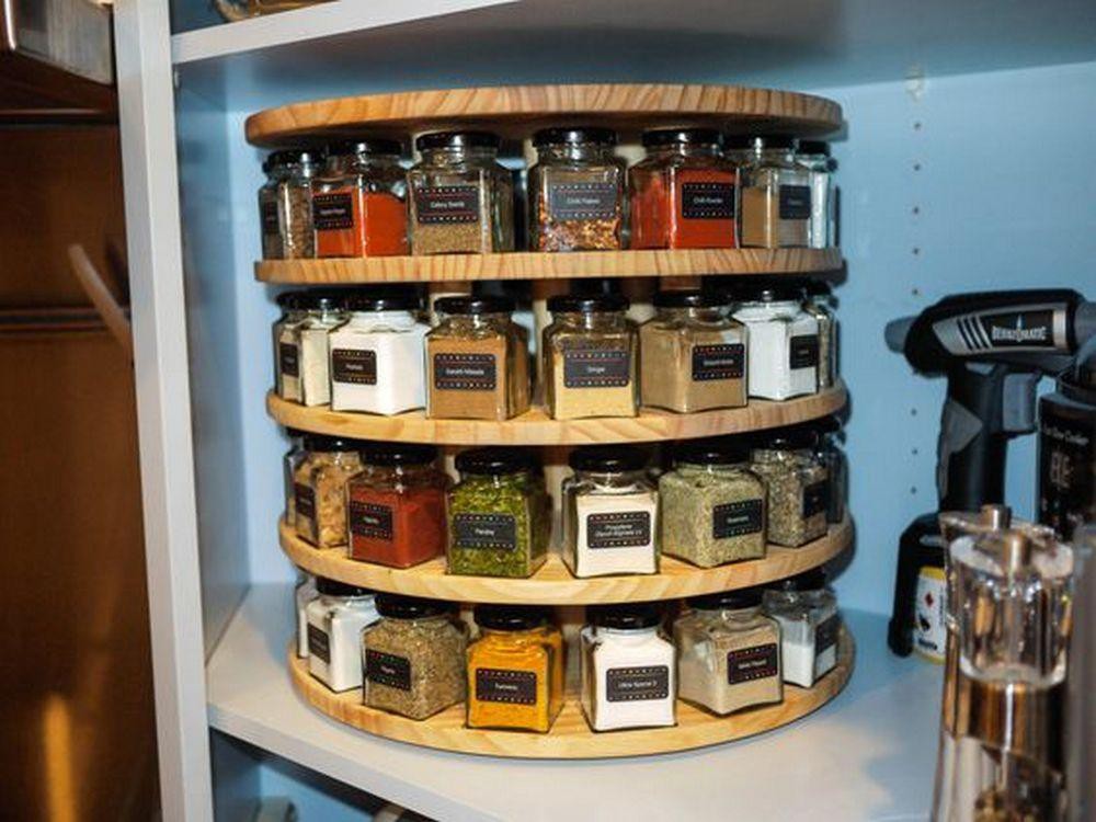 Spinning Spice Rack DIY