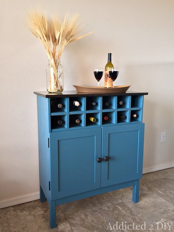 Transform Cabinet Into Mini-Bar