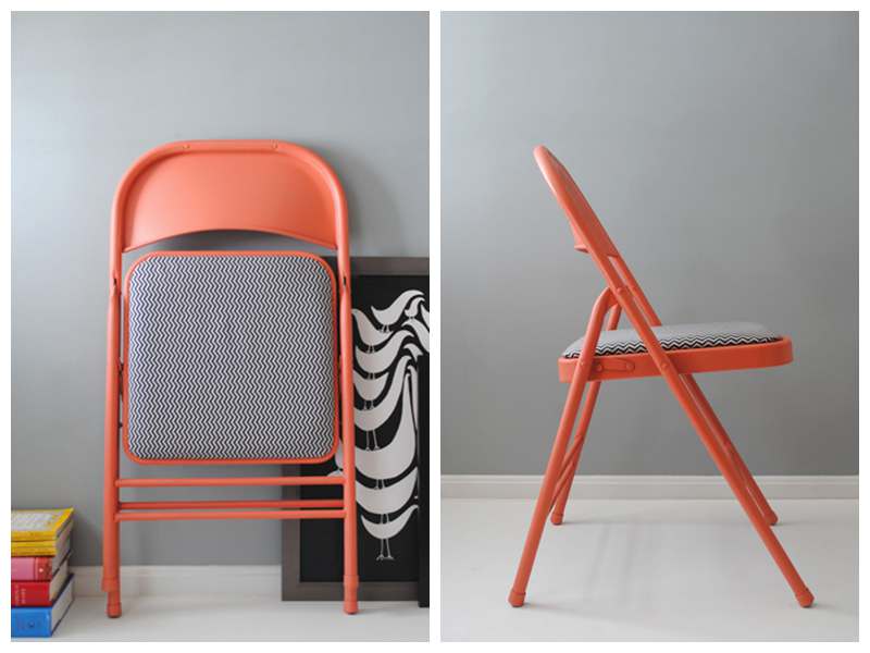 DIY Recycled Folding Chair