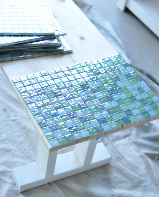 Cute Stepping Stones with Mixed Glass