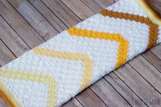 C2c Chevron Baby Blanket