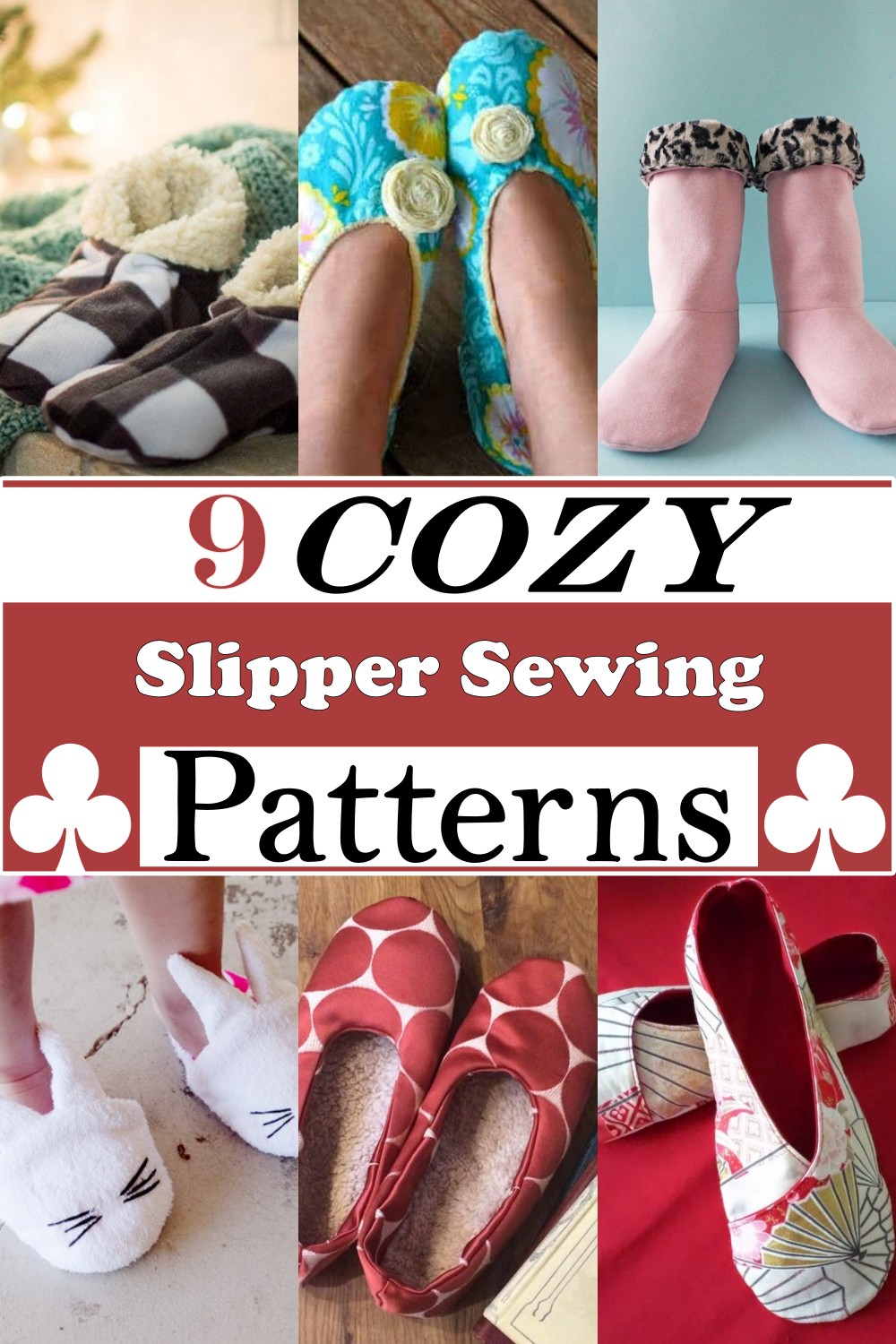 Cozy Slipper Sewing Patterns