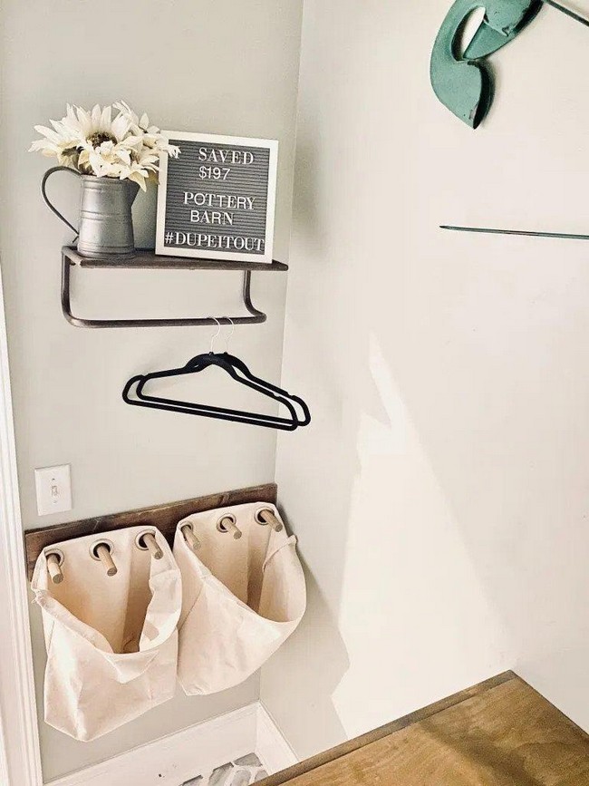 DIY Hanging Laundry Hamper