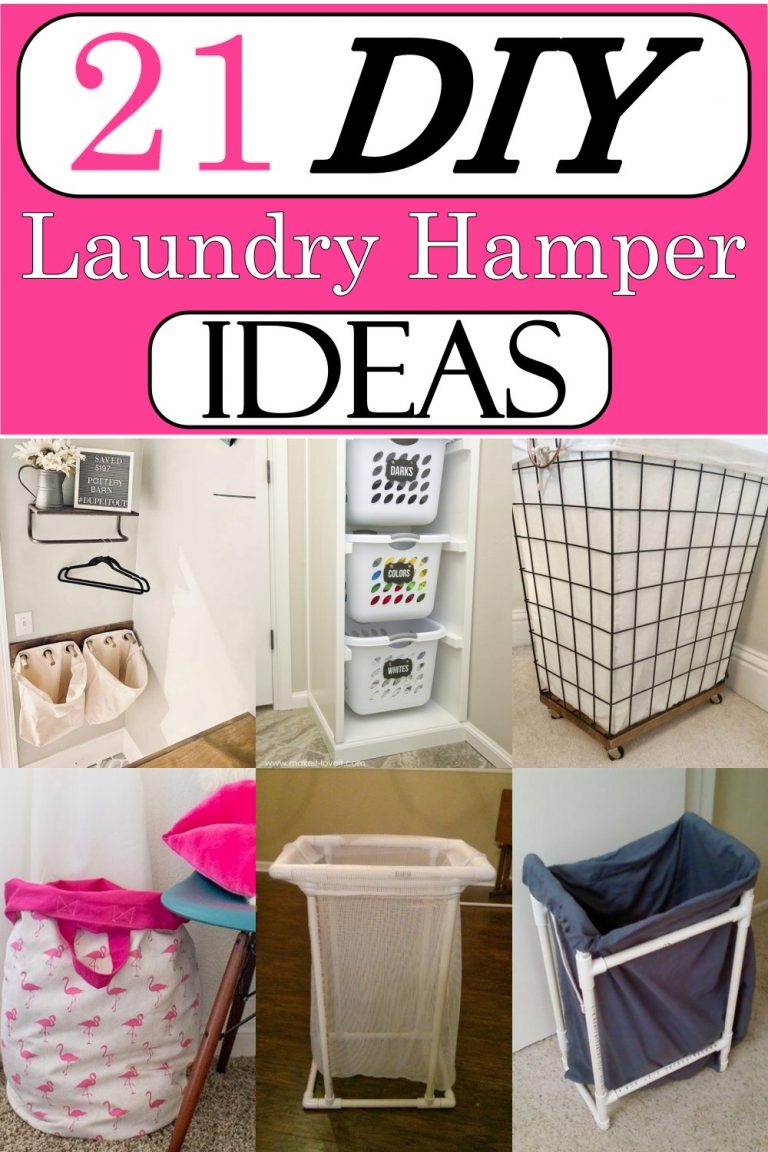 21 DIY Laundry Hamper Ideas You Can Make Easily