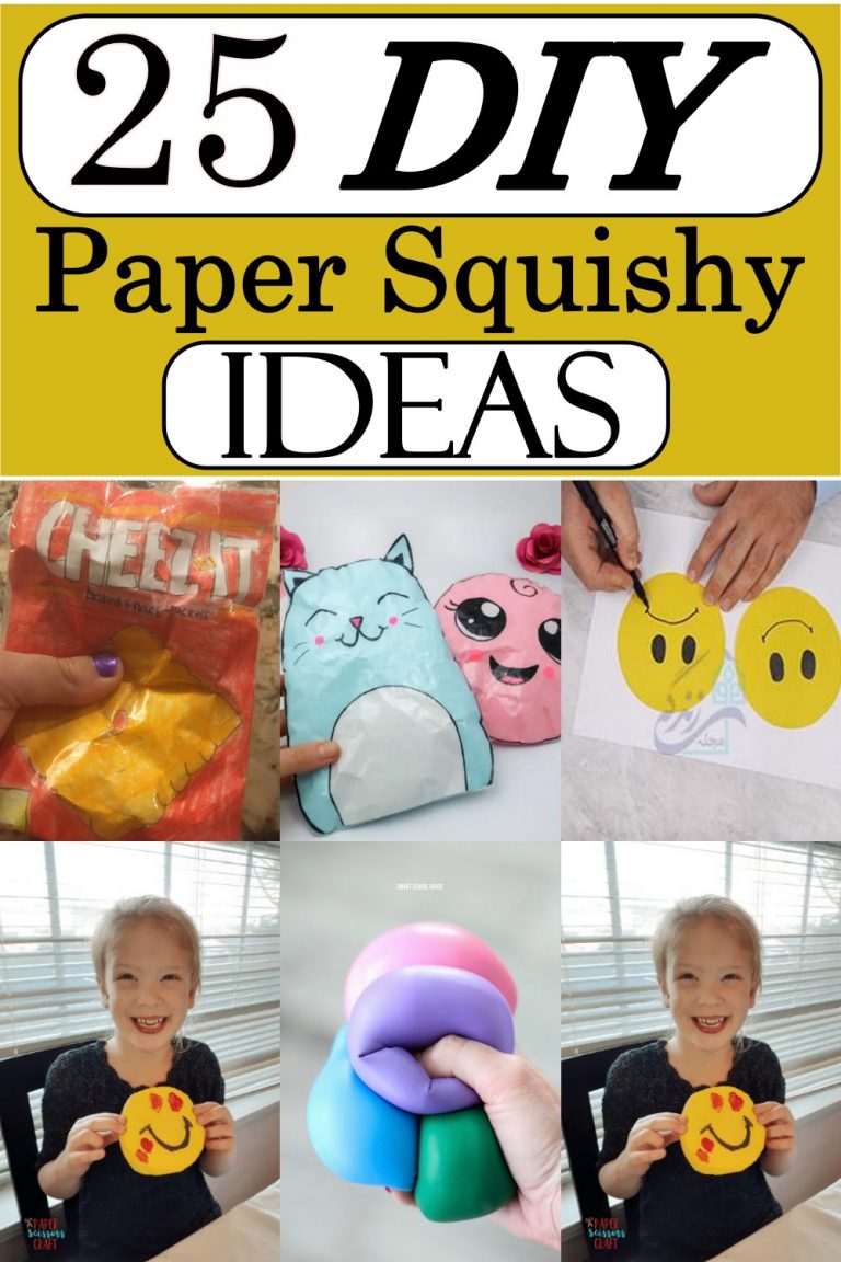 25 Homemade DIY Paper Squishy Ideas