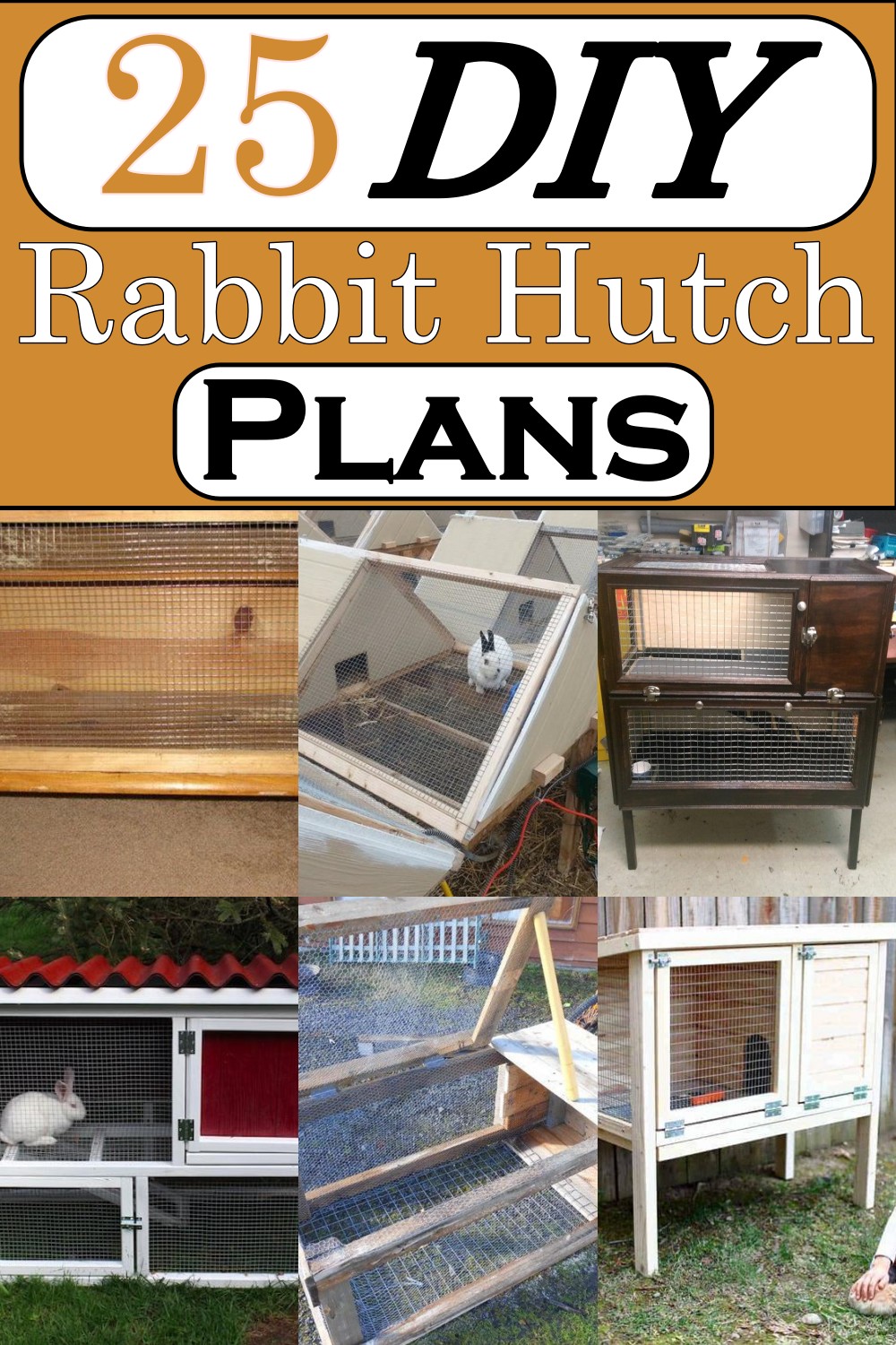 DIY Rabbit Hutch Plans