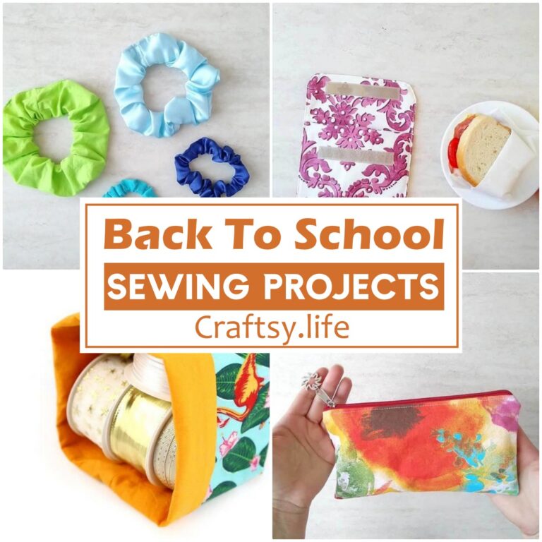 Easy Back To School Sewing Projects