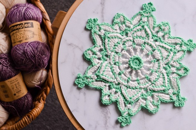 Free Crochet Starflake