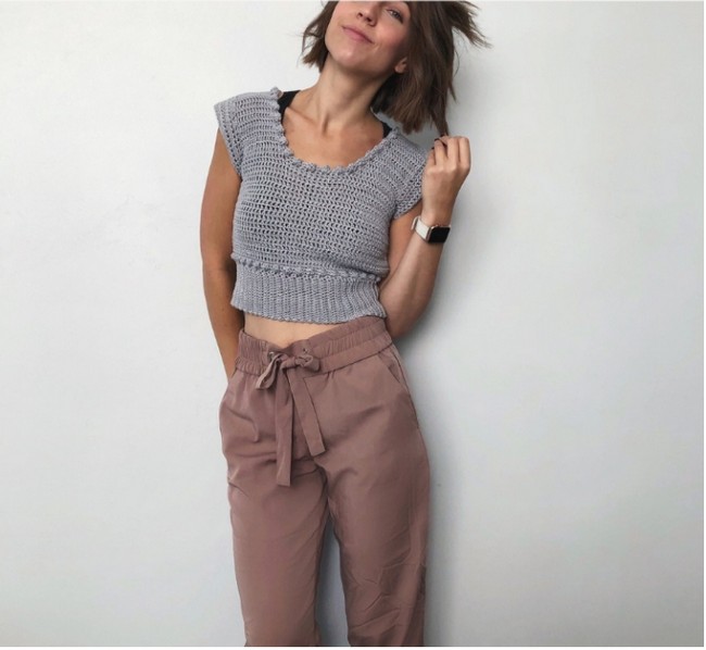 Free Crochet The Bobble Crop Top Pattern