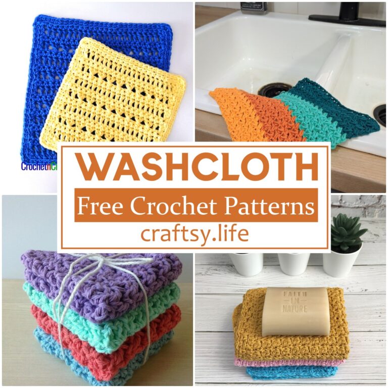 Free Crochet Washcloth Patterns