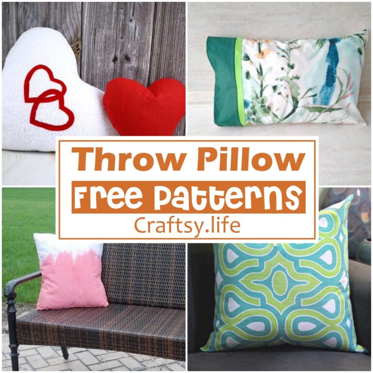 Free Throw Pillow Patterns