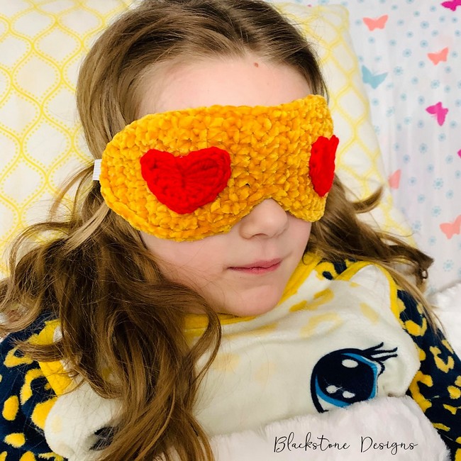 Heart Eyes Emoji Sleep Mask