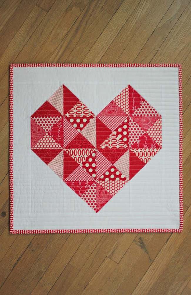 Heart Mini Quilt