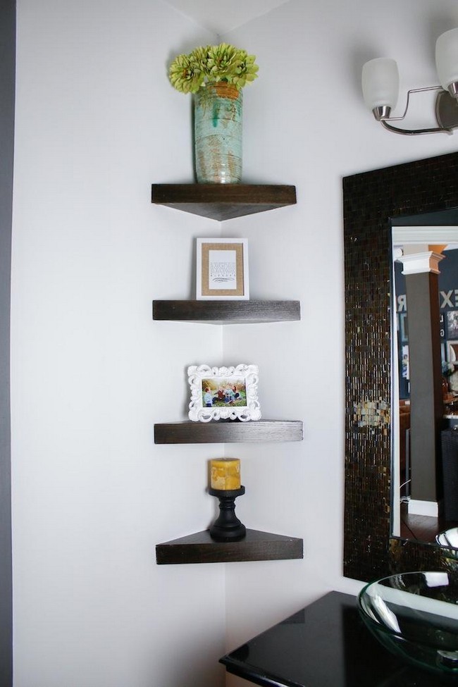 How To Build A Corner Shelf