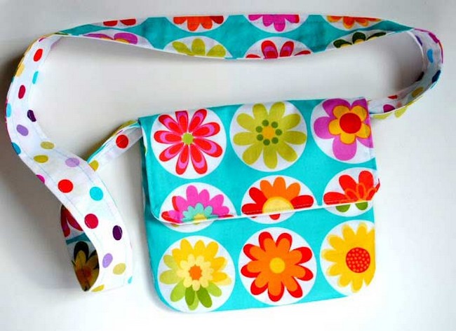 Mini Reversible Messenger Bag For The Little Ones