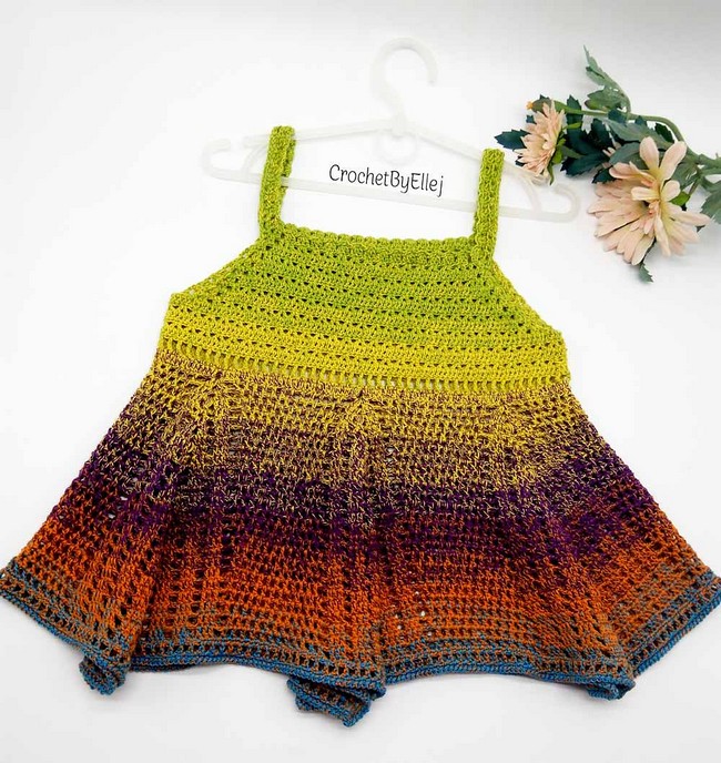Ombre Top Free Crochet Pattern