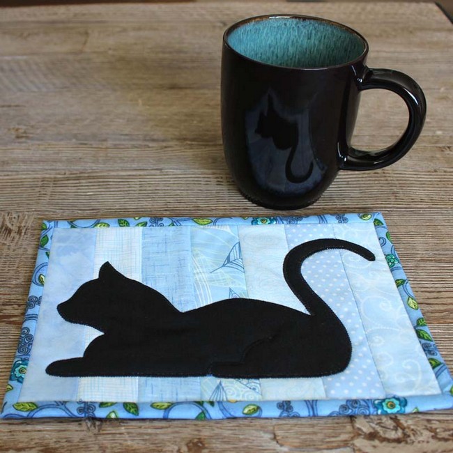 Quilt As You Go Mug Rug