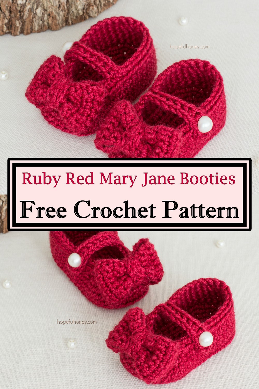 Ruby Red Mary Jane Booties