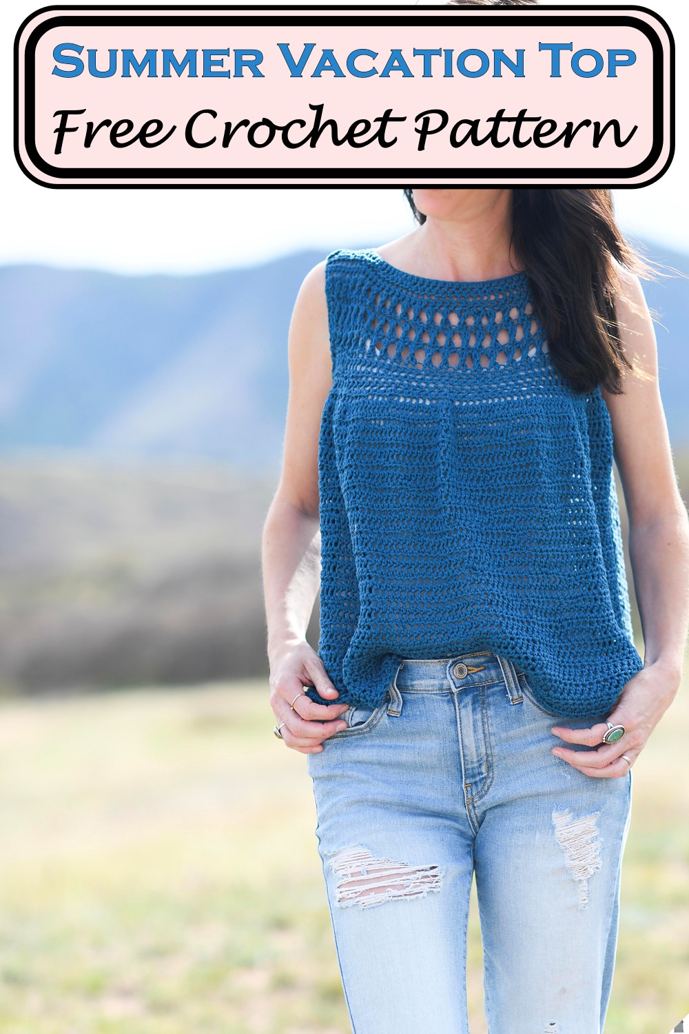 Summer Vacation Crocheted Top