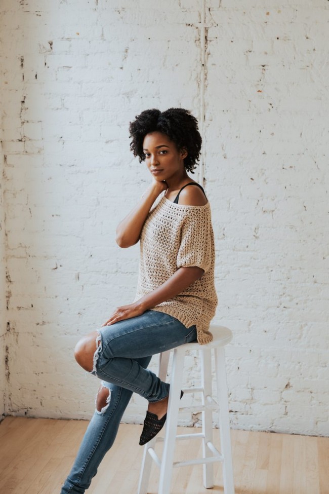 The Summertime Tee A Breezy Modern Crochet Top