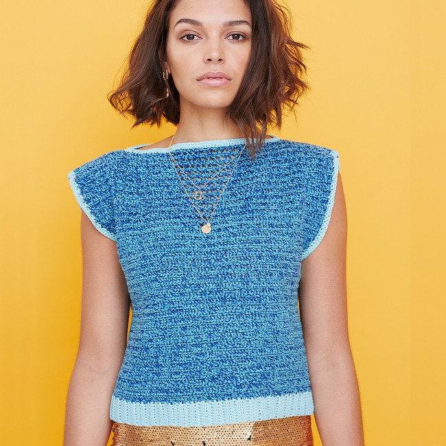Twin Lakes Top Free Crochet Pattern