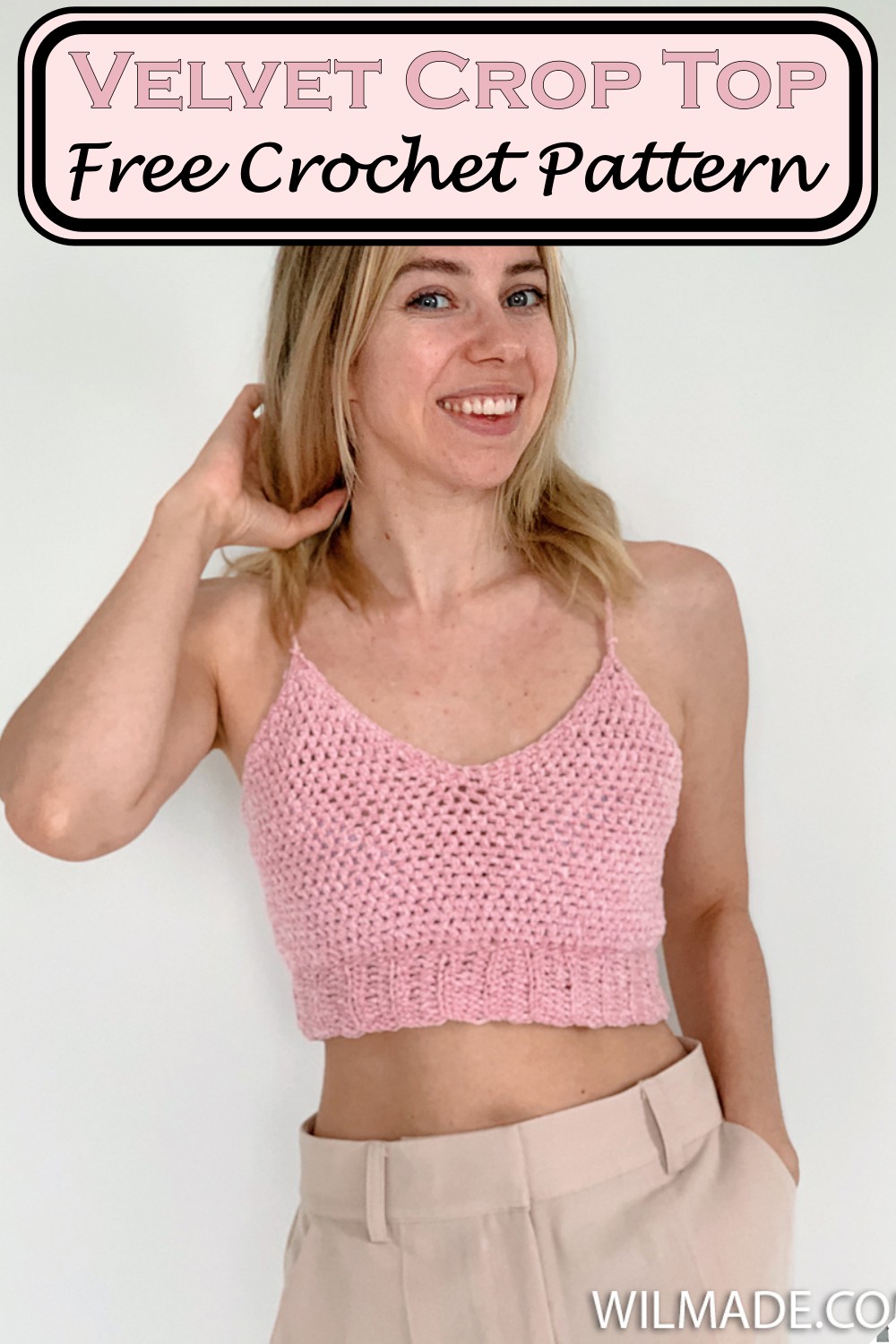 Velvet Crop Top