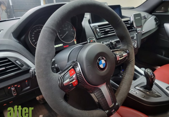 Bmw Alcantara Steering Wheel Cover