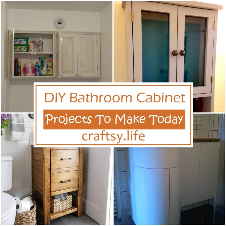 DIY Bathroom Cabinet Projects