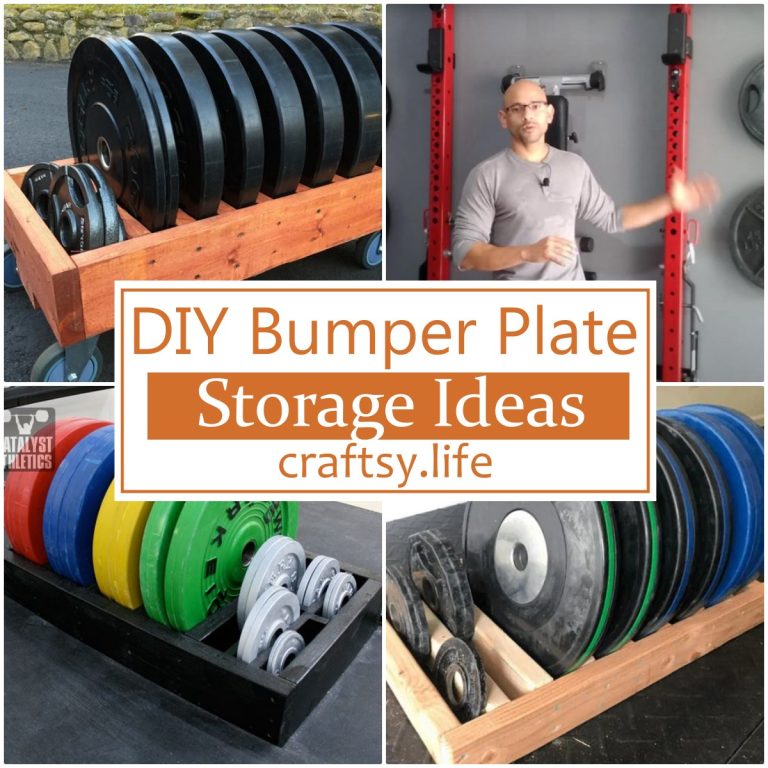 DIY Bumper Plate Storage Ideas