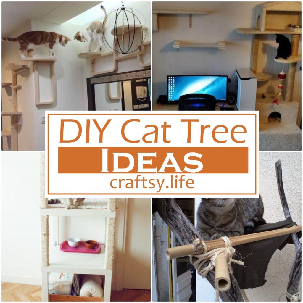 DIY Cat Tree Ideas 1