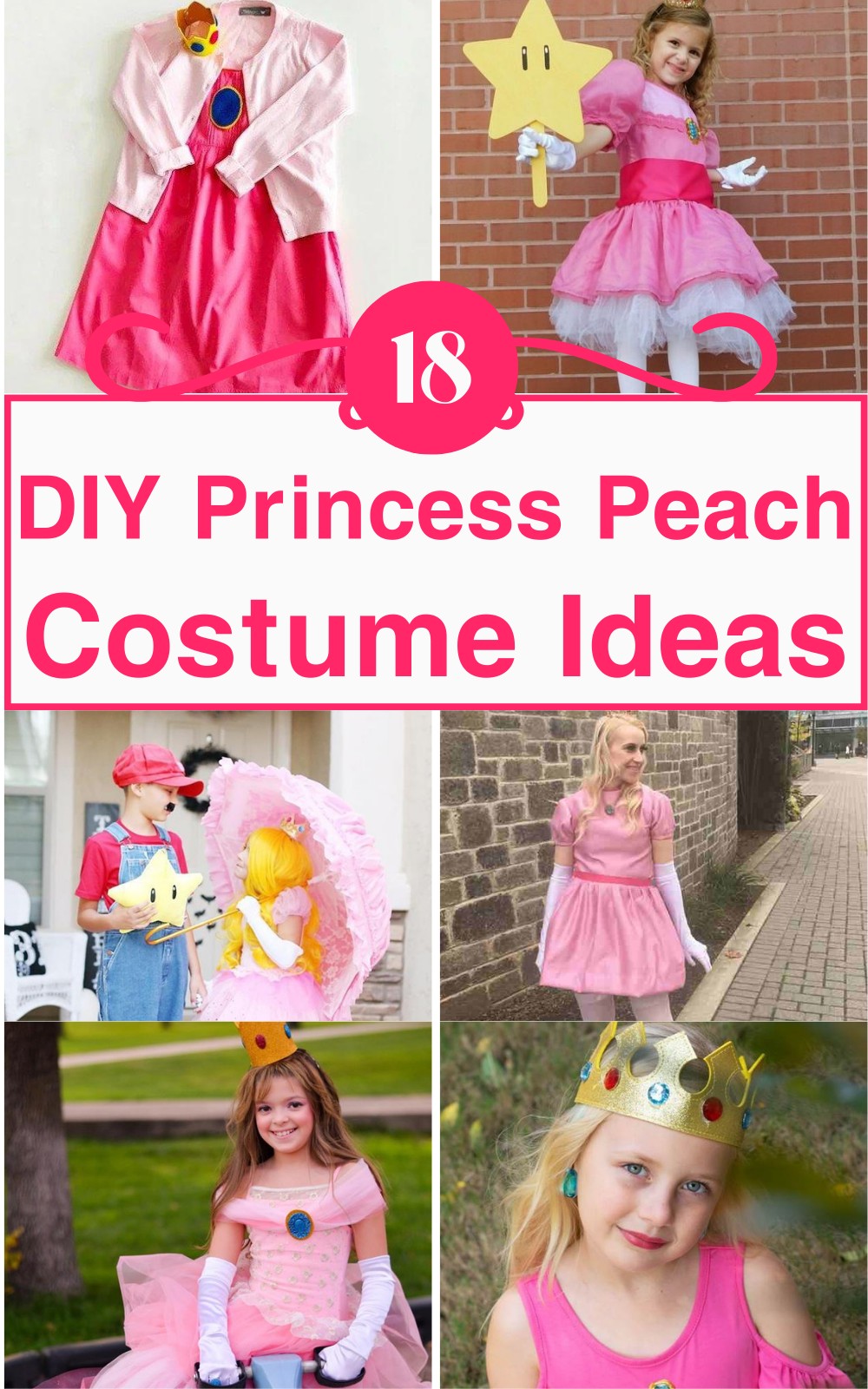 18 DIY Princess Peach Costume Ideas