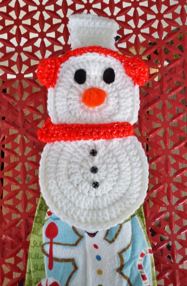 Brr Snowman Towel Holder