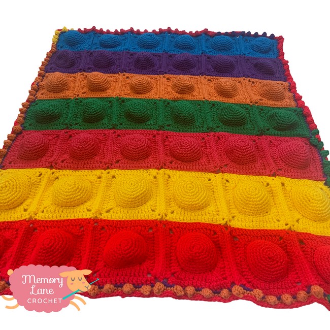 Bubble burst blanket