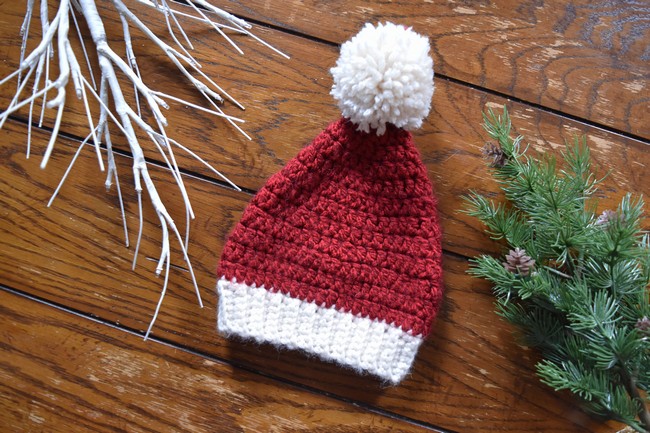 Christmas Baby Santa Hat