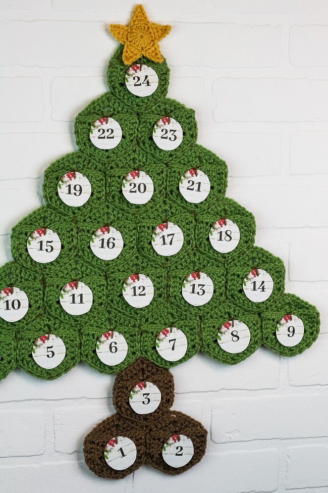 Christmas Tree Advent Calendar