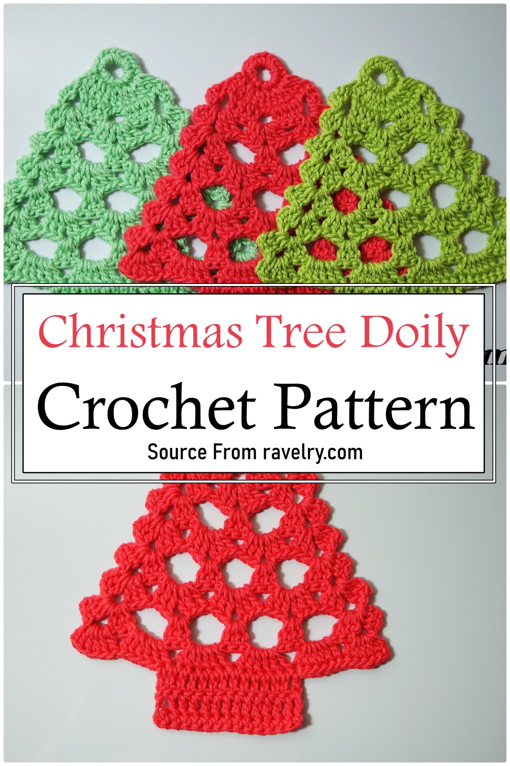 Christmas Tree Doily