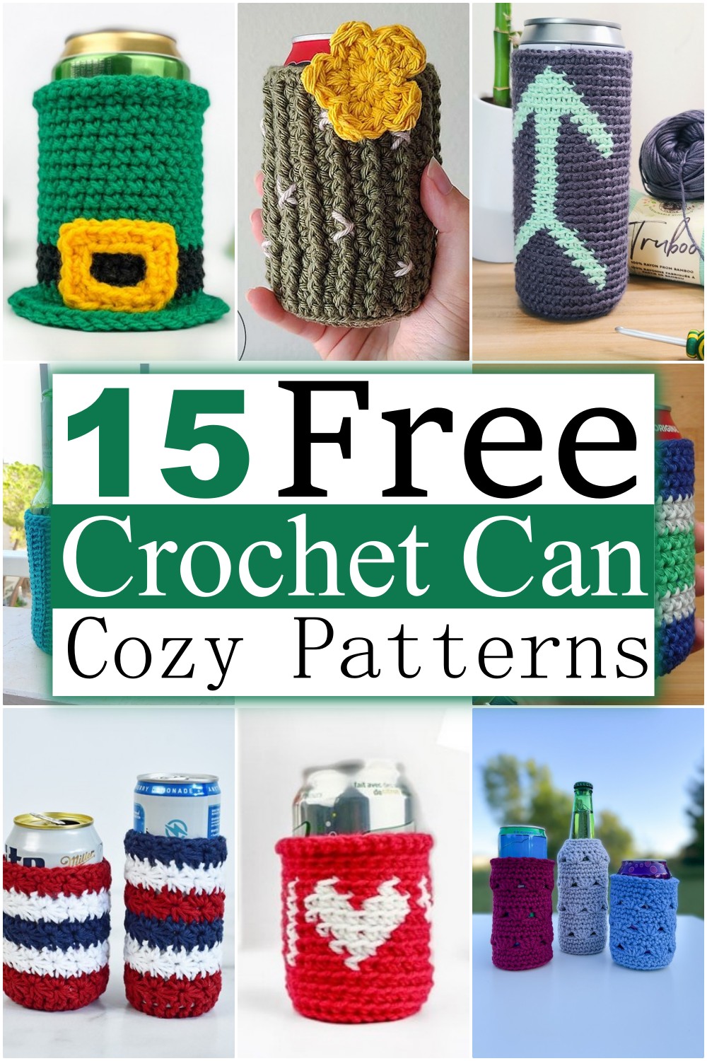 Crochet Can Cozy Patterns