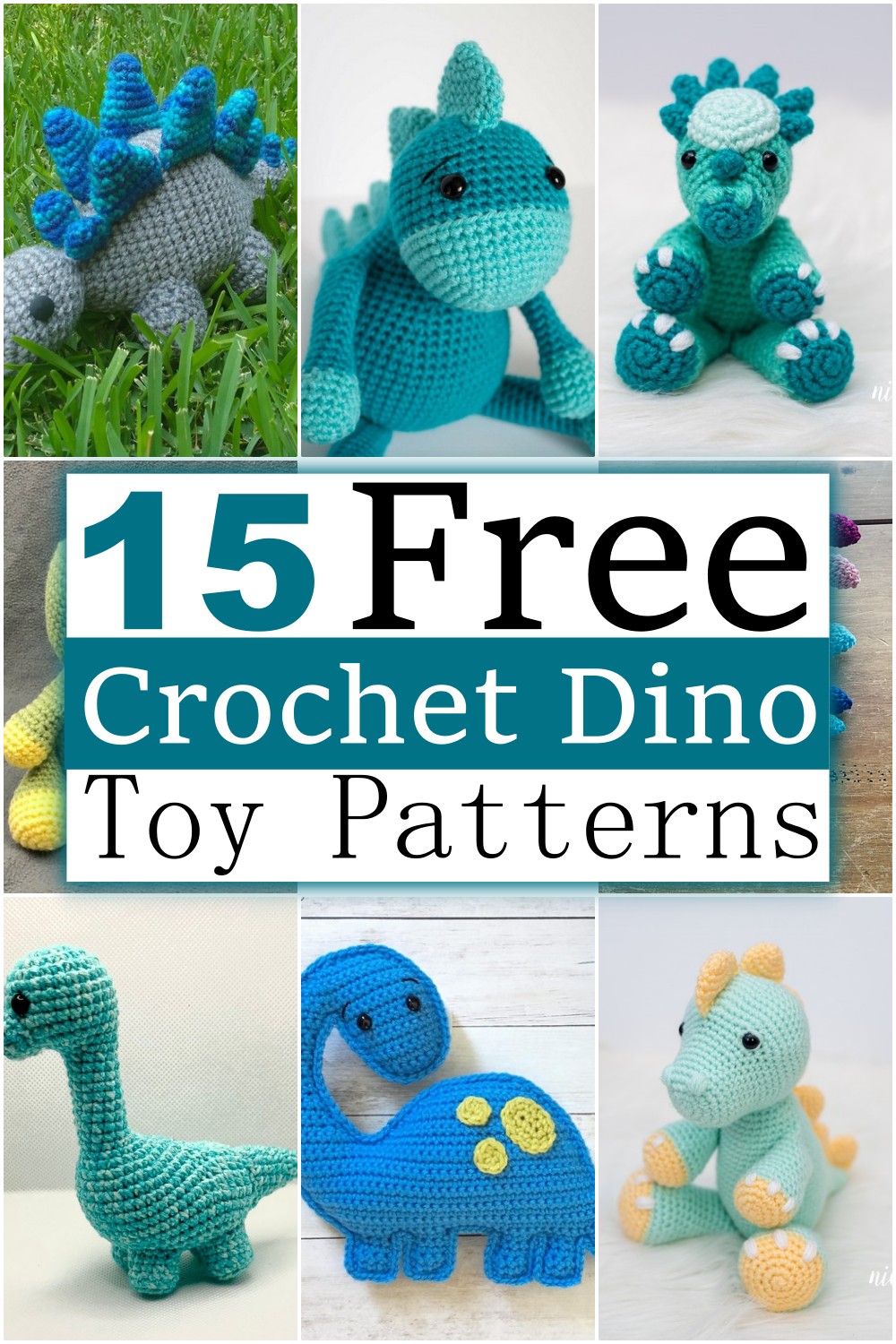 Crochet Dino Toy Patterns