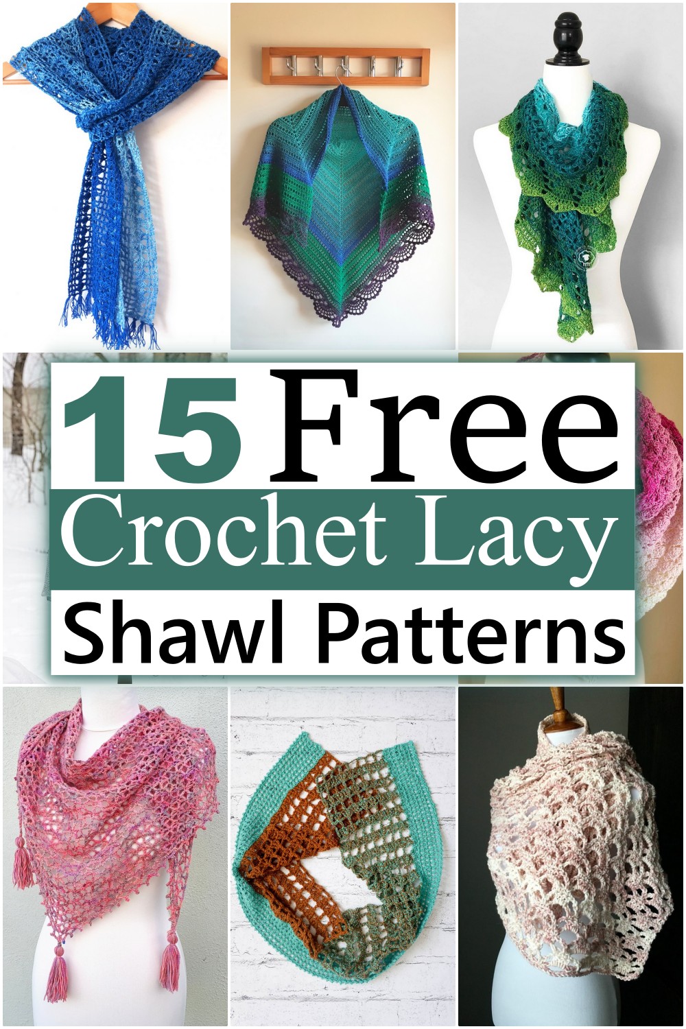 Crochet Lacy Shawl Patterns