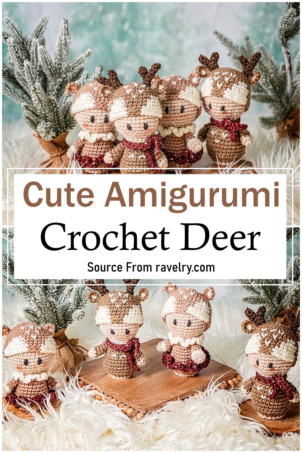 Cute Amigurumi Crochet Deer