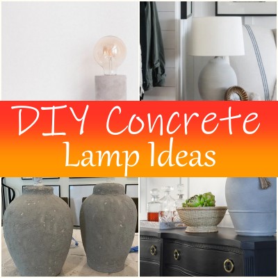 10 Best DIY Concrete Lamp Ideas