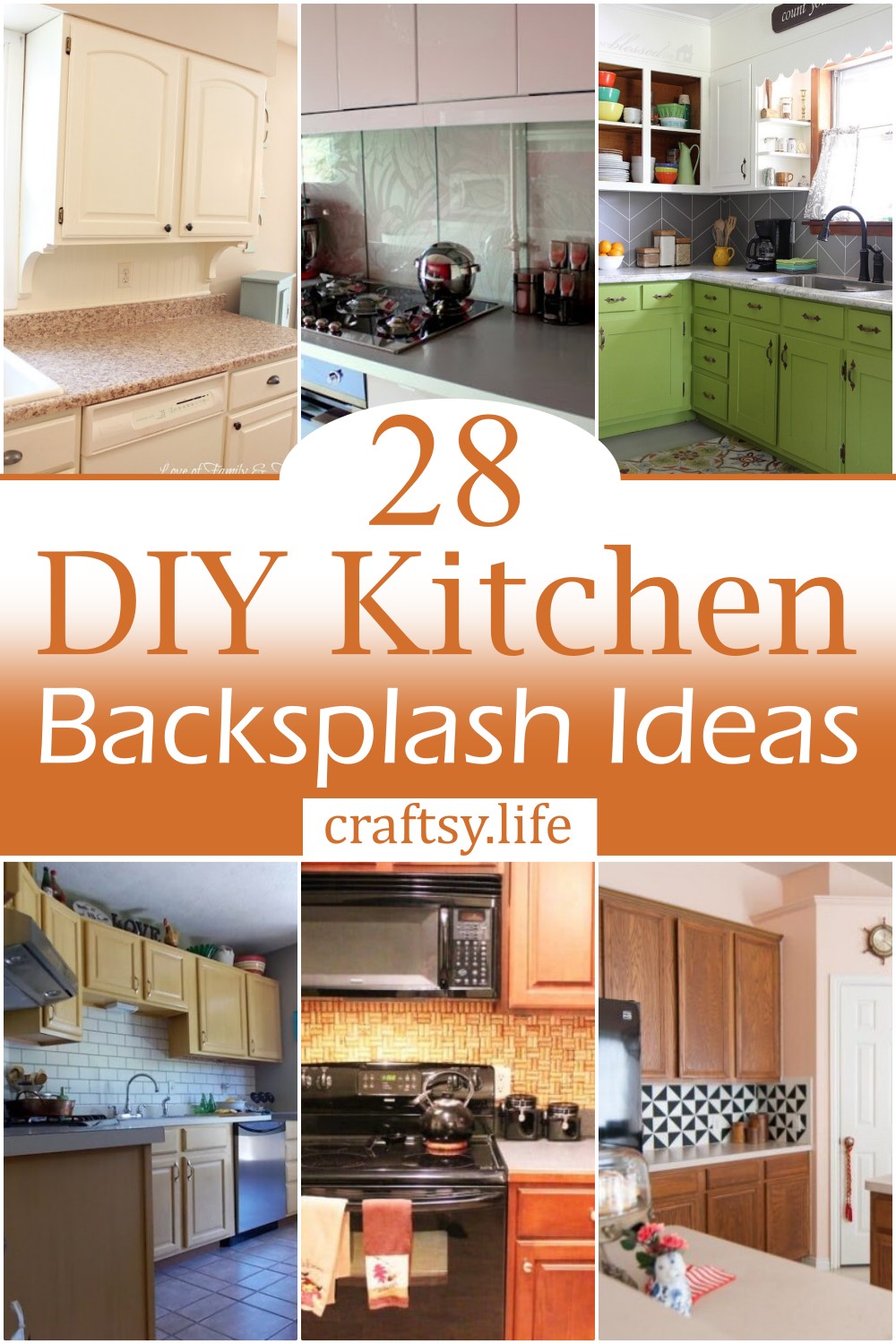 DIY Kitchen Backsplash Ideas 1