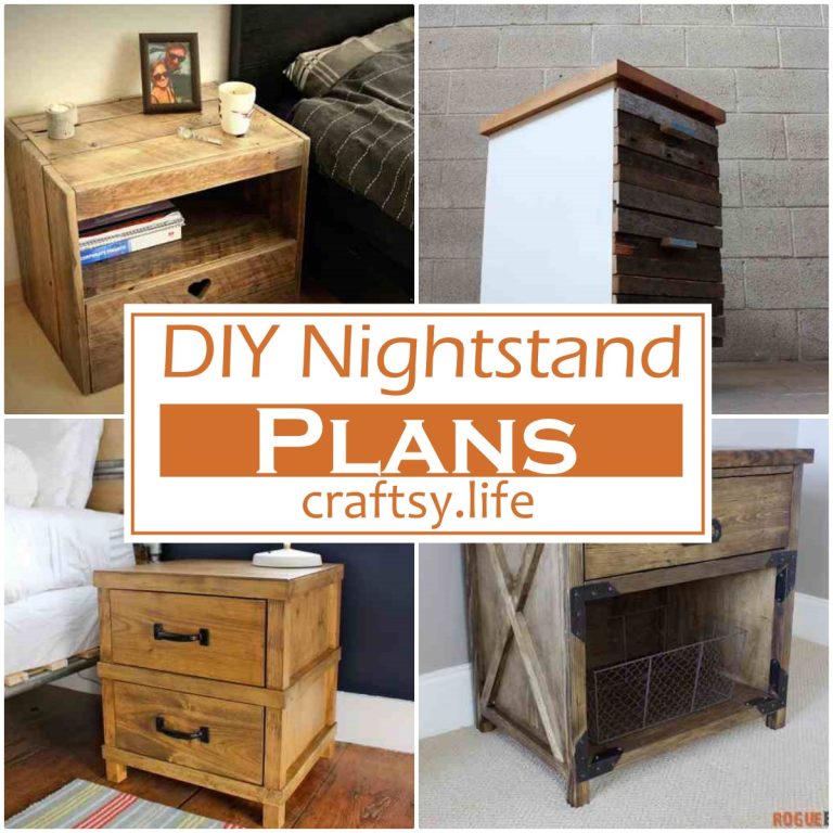 DIY Nightstand Plans 1