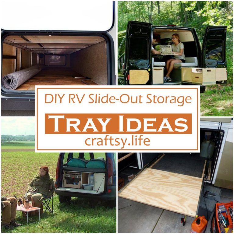 DIY RV Slide-Out Storage Tray Ideas 1