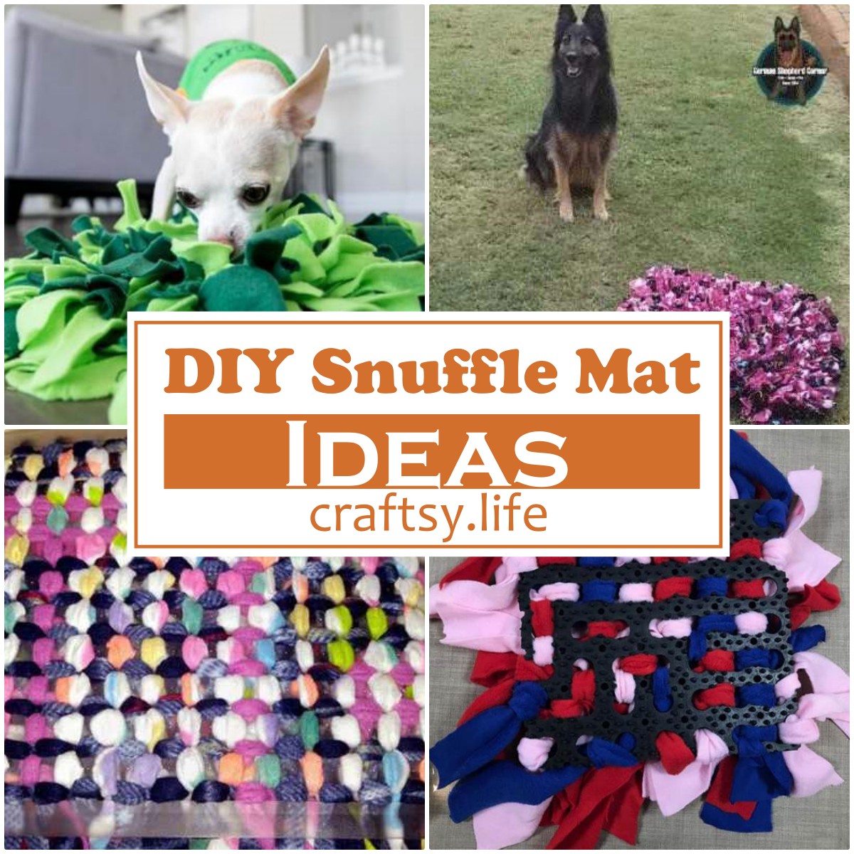 DIY Snuffle Mat Ideas 1